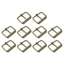 uxcell ローラーバックル 30x20 mm 3 mm厚さ 多目的 金属 調整可能なベルトピンバックル バッグストラップ ハンドDIY用 ブロンズトーン 2...