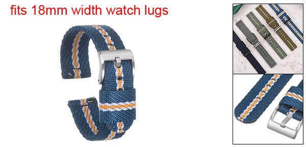 Emitta(エミッタ) 時計バンド ワープロラックス 16mm ブラック (美錠:銀) EW-A16