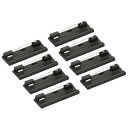 uxcell セーフティーバーピン ブローチクラスプ ピンバック IDバッジ 名札タグ DIYクラフト用 40mm ブラック 50本入り