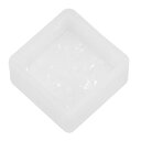 uxcell ペンダント樹脂モールド オーシャンウェーブ シリコンモールド 36 mm x 36 mm 水面テクスチャー クリスタル スクエアエポキシモールド ...