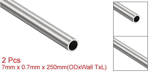 uxcell 304ステンレス鋼キャピラリーチューブ 外径7 mm x 0.7 mm壁厚さ 250 mm長さ...