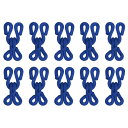 uxcell ソーイングフック ポリエステルカバー 服用 ブラ用 スカート用 DIY手工芸品 サファイア 長さ23 mm 12個入