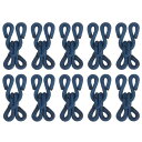 uxcell ソーイングフック ポリエステルカバー 服用 ブラ用 スカート用 DIY手工芸品 ネービーブルー 長さ23 mm 12個入