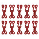 uxcell ソーイングフック ポリエステルカバー 服用 ブラ用 スカート用 DIY手工芸品 ワインレッド 長さ27mm 12個入