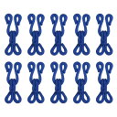 uxcell ソーイングフック ポリエステルカバー 服用 ブラ用 スカート用 DIY手工芸品 サファイア 長さ27mm 12個入