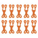 uxcell ソーイングフック ポリエステルカバー 服用 ブラ用 スカート用 DIY手工芸品 オレンジ 長さ27mm 30個入