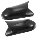 uxcell カードアガードサイドバックミラーカバートリム ABS プラスチック カーボンファイバーパターン ブラック To yotaに対応 Camry 2018-2021 Exteriorに対応 アクセサリー 1ペア