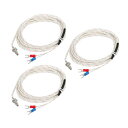 uxcell Kタイプ温度センサー 温度プローブ熱電対 3個入り M6ネジ 3 m 0‐800°C(4)
