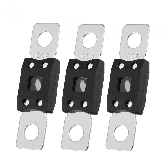 uxcell 高電流ヒューズ オーディオ CDヒューズホルダー 自動車 トラック オートバイ ボート用 150A 12V 3個