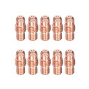 uxcell 10個セット T I G溶接コレットボディ 13N27 (1/16