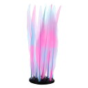 VOCOSTE ソフトシリコーン光る水生人工海苔 蛍光アクアリウムケルプ 水槽の装飾用 桜色