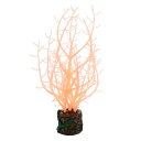 VOCOSTE ソフトシリコーン 光るアクアリウム 木サンゴ 蛍光 水生人工サンゴ 水槽の装飾用 橙色