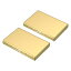PATIKIL RFIDカードホルダー 2個 メタルウォレット ステンレス鋼 ビジネスカードホルダー スリムケース 女性 男性用 ゴールドトーン