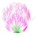 VOCOSTE アクアリウムシミュレーションサンゴ フラワー シリコーン 蛍光サンゴ グローオーナメント 水槽の風景装飾 ローズレッド(4)