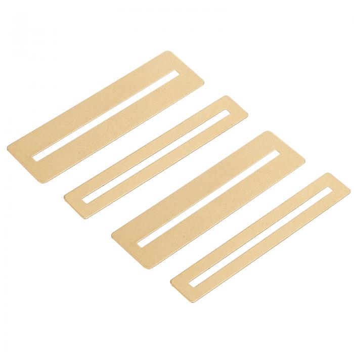 PATIKIL ギター指板ガード ステンレス鋼 フレットボードプロテクター ゴールドトーン フレットのドレッ..