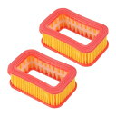 PATIKIL 84x54x30 mm プラスチック紙 エアフィルターキット 2個 チェーンソーエアフィルター 5200 5800 52cc 58cc チェーン...
