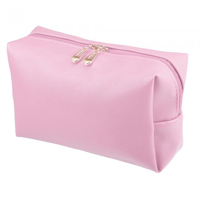 VOCOSTE 化粧バッグ 化粧袋 旅行化粧 品バッグ 防水 PUレザーケース 化粧ポーチ 女性用 Sサイズ ピンク 1個