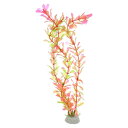 VOCOSTE 水族館プラスチック植物 人工水生植物 水槽 植物の装飾用 ピンク グリーン 1個