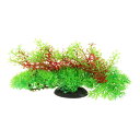 VOCOSTE 水族館プラスチック植物 人工水草 水槽植物装飾用 1個 グリーン 9 cm
