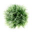 VOCOSTE 人工水族館グラスボール 水生 プラスチック製 大型草球 水槽景観シミュレーション植物装飾用 1個 グリーン ホワイト 11x13.5 cm