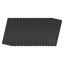 uxcell ブランクメタルカード 50 mm x 22 mm ブラシ 201ステンレス鋼板 穴付き DIYレイザー彫刻銘板用 0.4 mm厚さ ダークグレー ...
