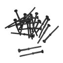 uxcell ケースファン取り付けネジ シリコーン 削減騒音振動 取り付けピンリベット 7.7 mm x 54.7 mm PCシャーシ冷却ファン用 20個(4)