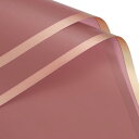uxcell ゴールドエッジフラワーラッピングペーパー 58 cm x 58 cm 防水 花屋ブーケ用品 DIY クラフト ギフト/ギフトボックス包装用 20枚...
