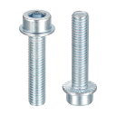uxcell フランジ六角穴付きボルト M10x45 mm 8.8グレード 炭素鋼 六角穴付き鋸歯状 フランジボルト機械ネジ 20個(4)