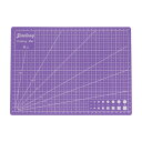 uxcell A4セルフヒーリングカッティングマット 300x220 mm 両面クラフト カッティングボード DIYアートワーク裁縫用 パープル