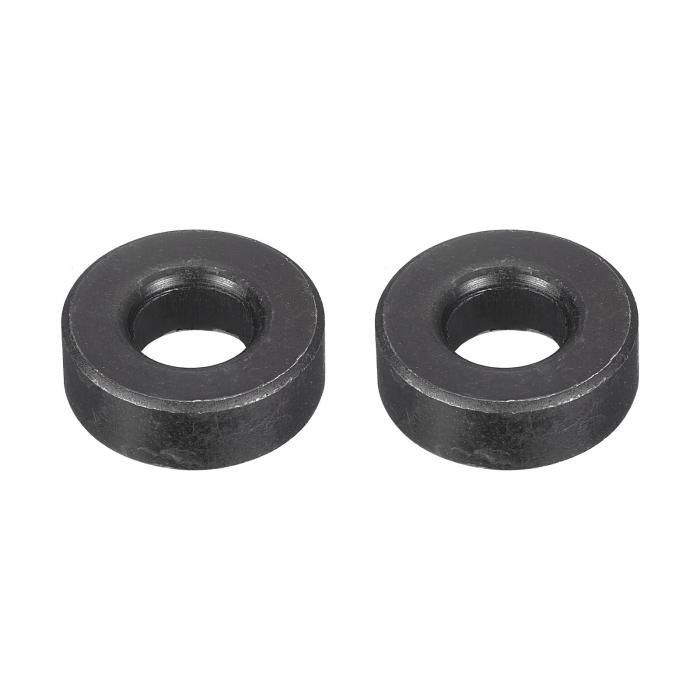 uxcell M12 炭素鋼平座金 酸化された等級 8.8合金鋼 極厚ファスナー 機械産業用 自動車 2個 13 x 28 x 10mm ブラック