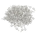 uxcell スモールネジアイピン フック ミニアイレットネジ 5.5x12x1.2 mm セルフタッピングねじ ジュエリー製作 パーツDIYクラフト用 ブライ...