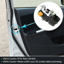 uxcell パワードアロックアクチュエーター モーターリア左側 Hummerに対応 H2 Sport Utility 2003-2007 15816390に対応 プラスチック メタル ブラック