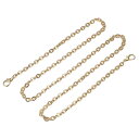 uxcell パースチェーンストラップ 1000x5.5 mm フラットチェーンストラップ ハンドバッグチェーンアクセサリー 財布ストラップ ショルダークロスボ...