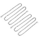 uxcell パースチェーンストラップ 1000x5.5 mm フラットチェーンストラップ ハンドバッグチェーンアクセサリー 財布ストラップ ショルダークロスボ...