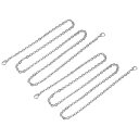 uxcell パースチェーンストラップ 1200x5.5 mm フラットチェーンストラップ ハンドバッグチェーンアクセサリー 財布ストラップ ショルダークロスボ...