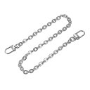 uxcell パースチェーンストラップ 400 mm x 7 mm フラットチェーンストラップハンドバッグチェーンアクセサリー 財布ストラップショルダー クロス...