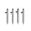 uxcell クイックリリースバネバー 12 mm幅 1.5 mm 1.8 mm直径 ステンレス鋼 ウォッチピンセット 時計バンドストラップ用
