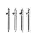uxcell クイックリリースバネバー 16 mm幅 1.5 mm 1.8 mm直径 ステンレス鋼 ウォッチピンセット 時計バンドストラップ用