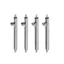 uxcell クイックリリースバネバー 15 mm幅 1.5 mm 1.8 mm直径 ステンレス鋼 ウォッチピンセット 時計バンドストラップ用