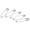 uxcell 安全ピン 30 mm ニッケルメッキ スモール 裁縫ピン ブランケット スカート 工芸品 ブローチ作り用 シルバートーン 400個(3)