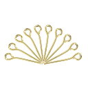 uxcell アイピンジュエリーパーツ アイピン 16 mm アイアンアイピン ジュエリー製作 DIYクラフト ネックレス ブレスレット ピアス用 21ゲージヘ...