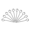 uxcell アイピンジュエリーパーツ アイピン 16 mm アイアンアイピン ジュエリー製作 DIYクラフト ネックレス ブレスレット ピアス用 21ゲージヘ...