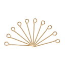 uxcell アイピン ジュエリーパーツアイピン 20 mm アイアンアイピン ジュエリー製作 DIYクラフト ネックレス ブレスレット ピアス用 21ゲージヘ...