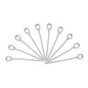 uxcell アイピン ジュエリーパーツアイピン 22 mm アイアンアイピン ジュエリー製作 DIYクラフト ネックレス ブレスレット ピアス用 21ゲージヘ...
