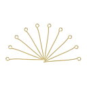 uxcell アイピン ジュエリーパーツアイピン 30 mm アイアンアイピン ジュエリー製作 DIYクラフト ネックレス ブレスレット ピアス用 21ゲージヘ...