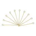 uxcell アイピン ジュエリーパーツアイピン 35 mm アイアンアイピン ジュエリー製作 DIYクラフト ネックレス ブレスレット ピアス用 21ゲージヘ...