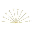 uxcell アイピン ジュエリーパーツアイピン 45 mm アイアンアイピン ジュエリー製作 DIYクラフト ネックレス ブレスレット ピアス用 21ゲージヘ...