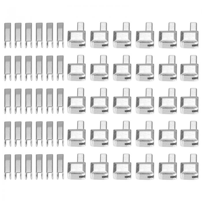 uxcell ジッパーラッチスライダー修理キット ジッパー修理キット ジッパースライダー交換ツール オープンエンドのジッパー交換用 バッグコート用 挿入ピン付き...