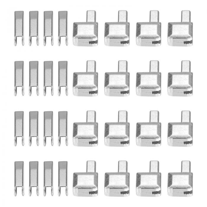 uxcell ジッパースライダー修理キット ジッパー修理キット ジッパースライダー交換ツール オープンエンドのジッパー交換用 バッグコート用 挿入ピン付き #1...