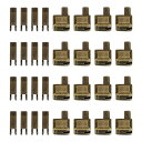 uxcell ジッパースライダー修理キット ジッパー修理キット ジッパースライダー交換ツール オープンエンドのジッパー交換用 バッグコート用 挿入ピン付き #1...